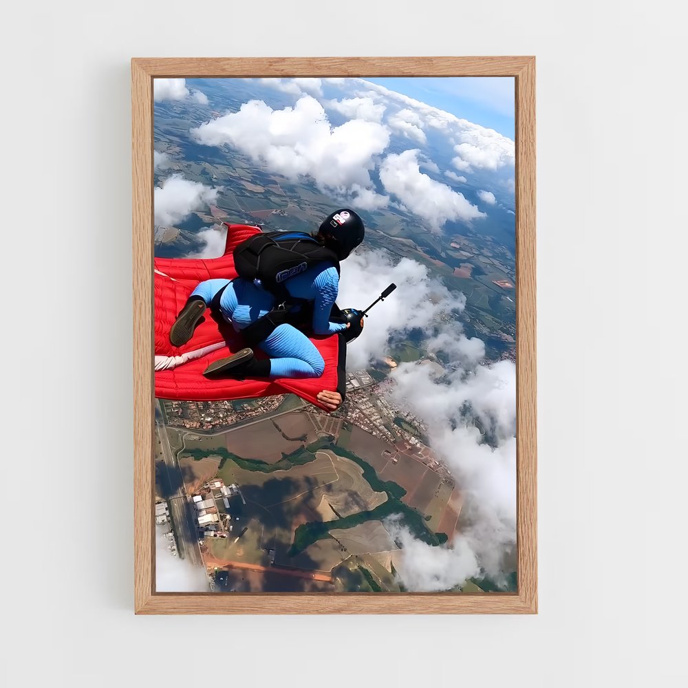 Poster Skyfalling Adventure – affiche Parachutisme (vue 4)